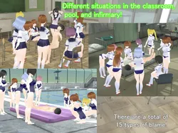 Masochistic Male Bullying Classroom 3D screenshot