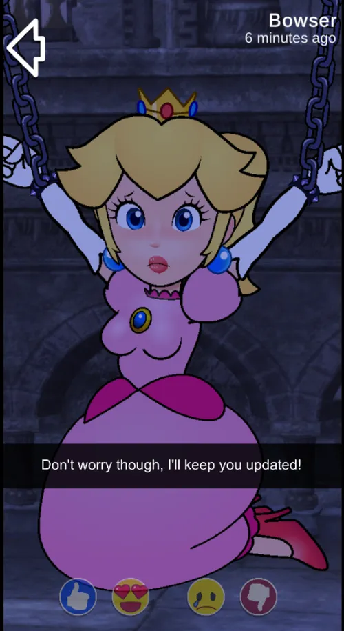 Bowser x Peach: Superstar Sexting screenshot 1