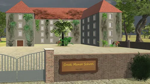 Creek Manor School poster