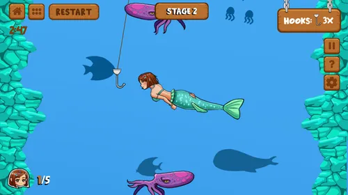 Mermaid Fishing screenshot 1