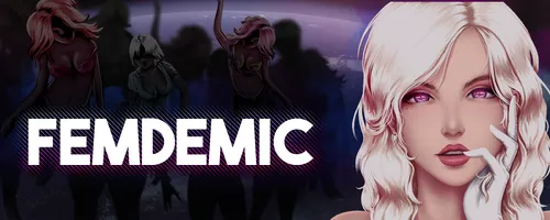 Femdemic - An Idle World Feminization Game poster