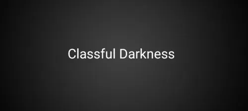 Classful Darkness poster