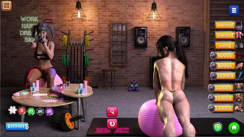 Strip Black Jack - Hot Gym screenshot 5