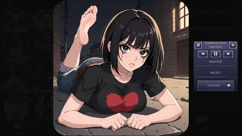 Hentai Senpai- Goth Feet screenshot 5