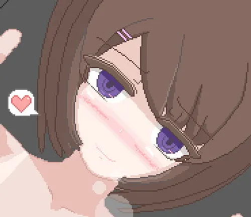 Huge-Tits Senpai's Reverse-NTR Seduction! Pixel-Sex Life Sim! screenshot 2
