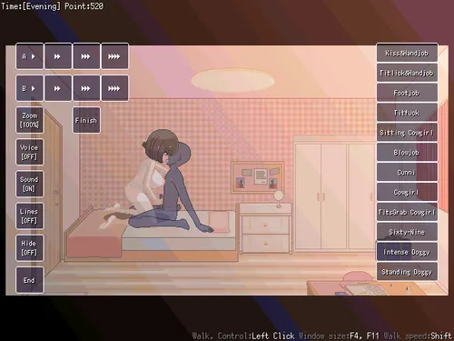 Huge-Tits Senpai's Reverse-NTR Seduction! Pixel-Sex Life Sim! screenshot 6