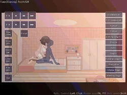 Huge-Tits Senpai's Reverse-NTR Seduction! Pixel-Sex Life Sim! screenshot