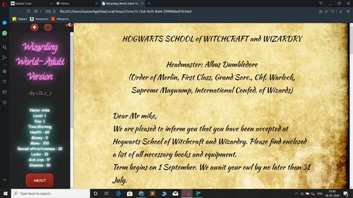 Wizarding World Adult Version screenshot 2