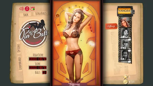 Pinup Ball - Sexy Strip Pinball screenshot 3