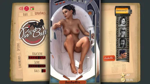 Pinup Ball - Sexy Strip Pinball screenshot 1