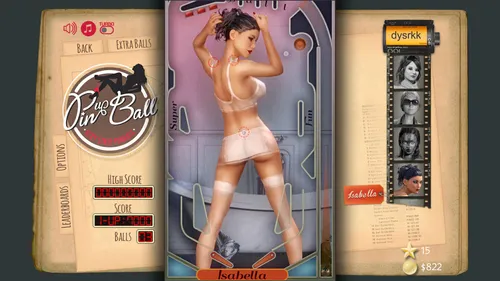 Pinup Ball - Sexy Strip Pinball screenshot 0