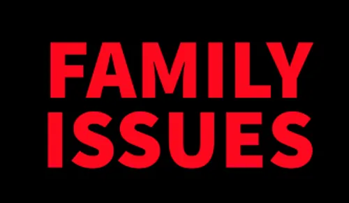 Family issues poster