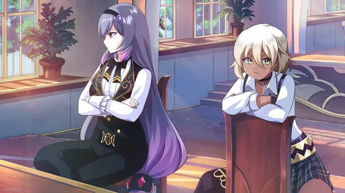 Perfect Gold - Lesbian Visual Novel screenshot 0