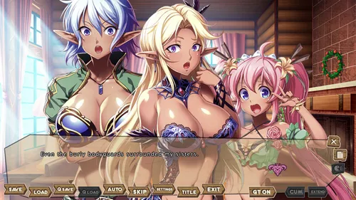 Namaiki Dark Elf Sisters: Cocky Chicks Craving Creampies screenshot 18