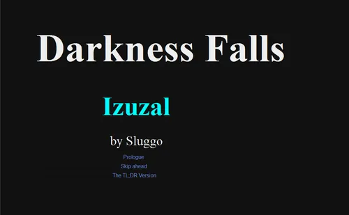Darkness Falls: Izuzal poster