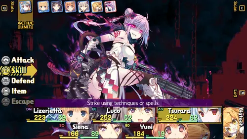 Dungeon Travelers 2-2: The Fallen Maidens & the Book of Beginnings screenshot 0